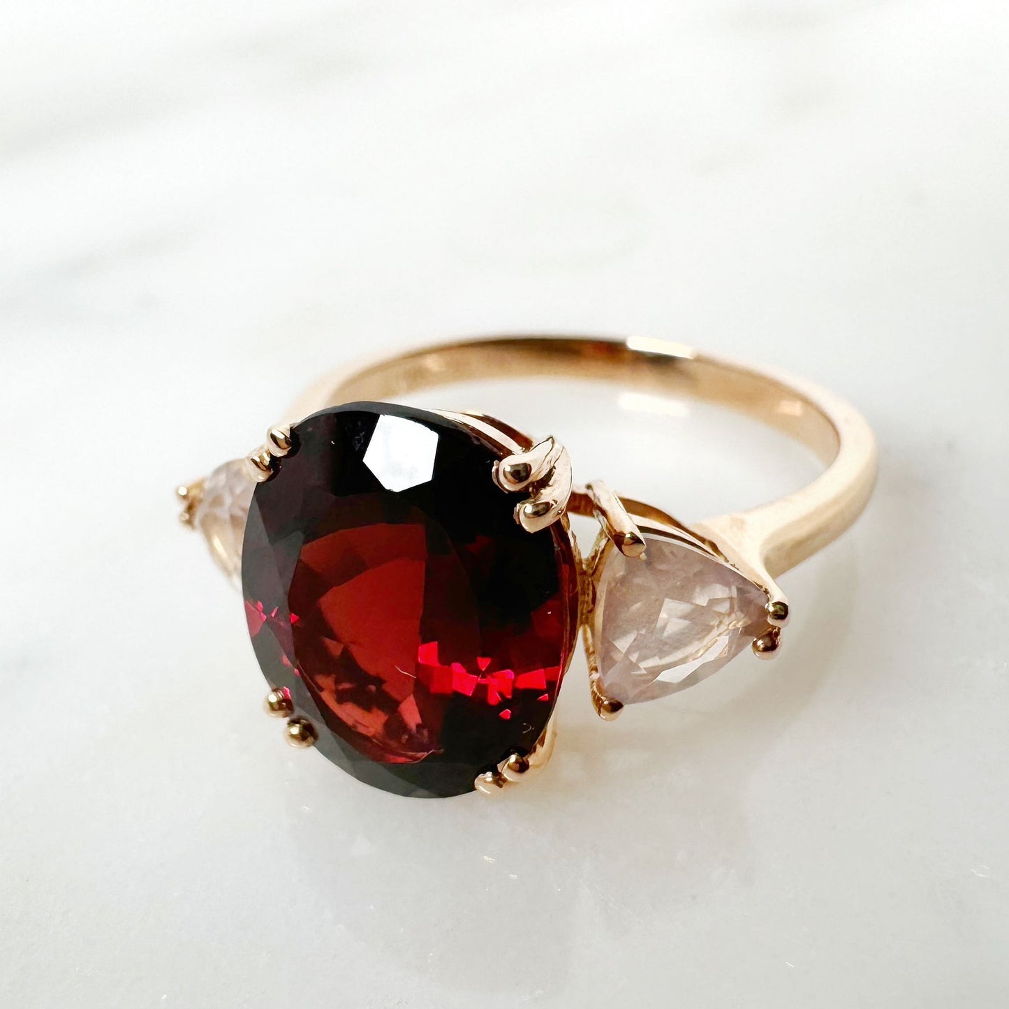 Red Garnet Ring