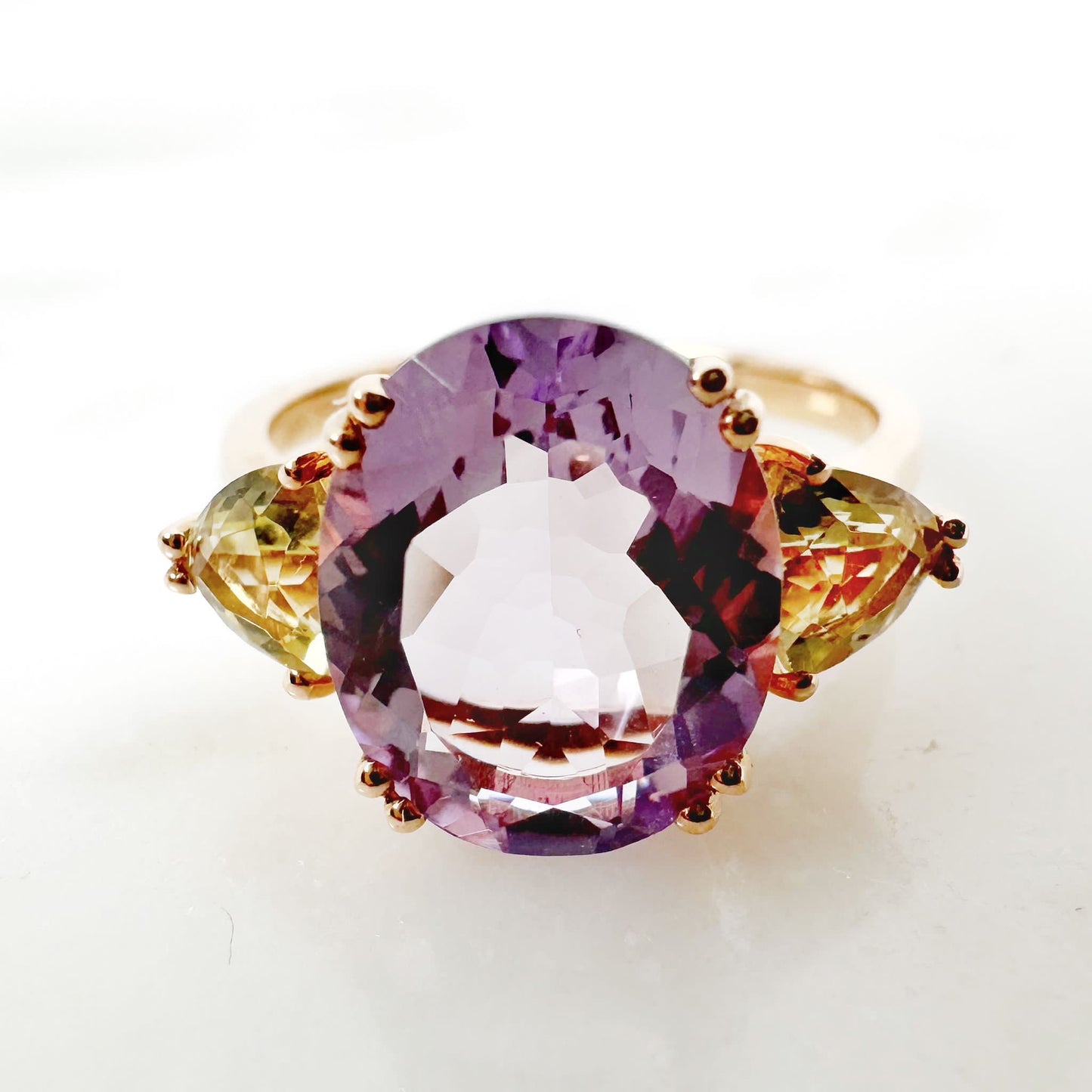 Purple Amethyst Ring