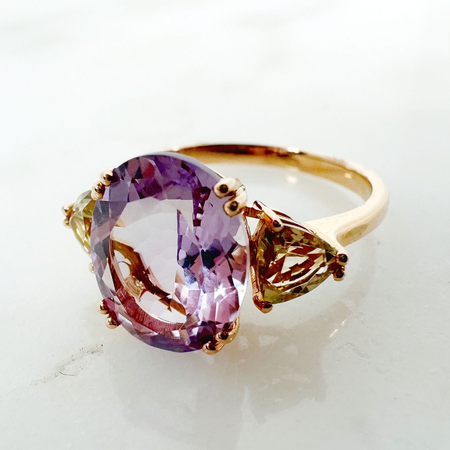 Purple Amethyst Ring