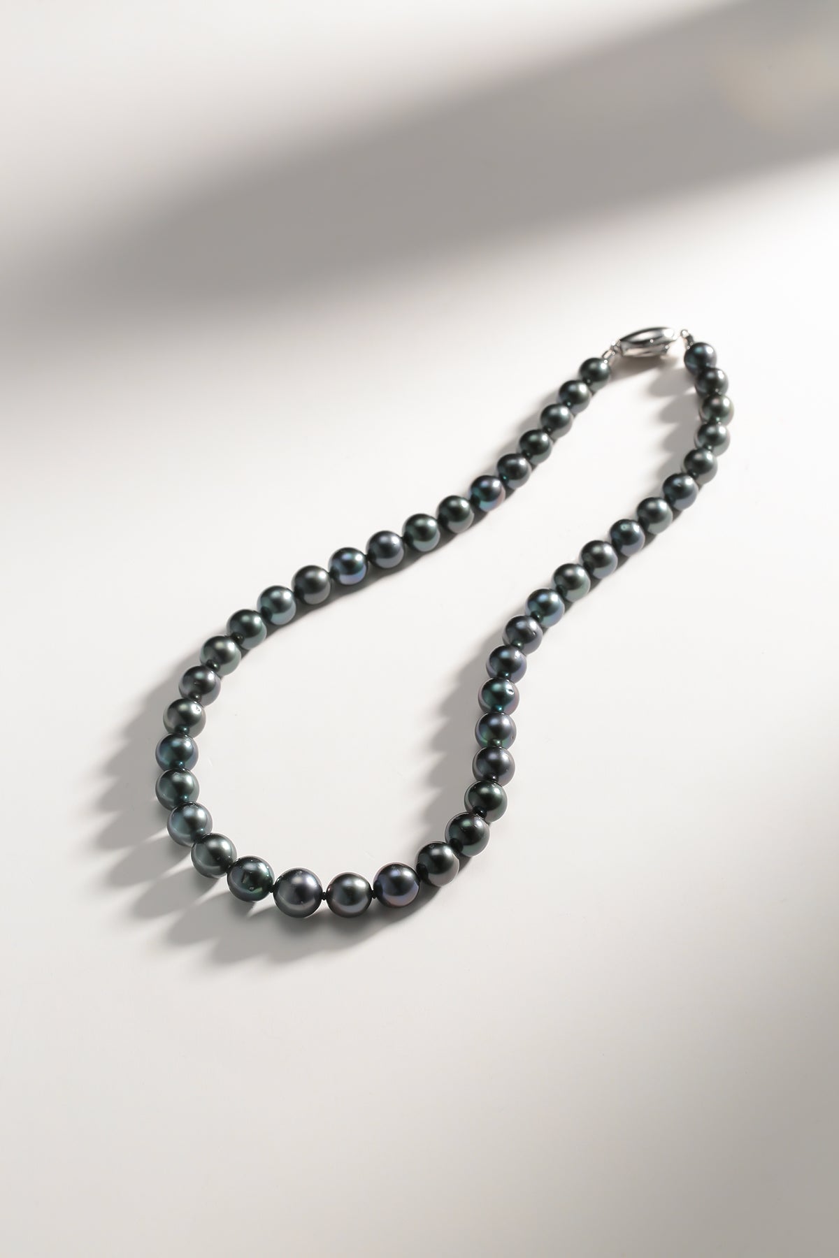 Japanese Margarite Black Pearl Necklace
