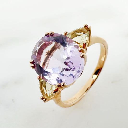 Purple Amethyst Ring