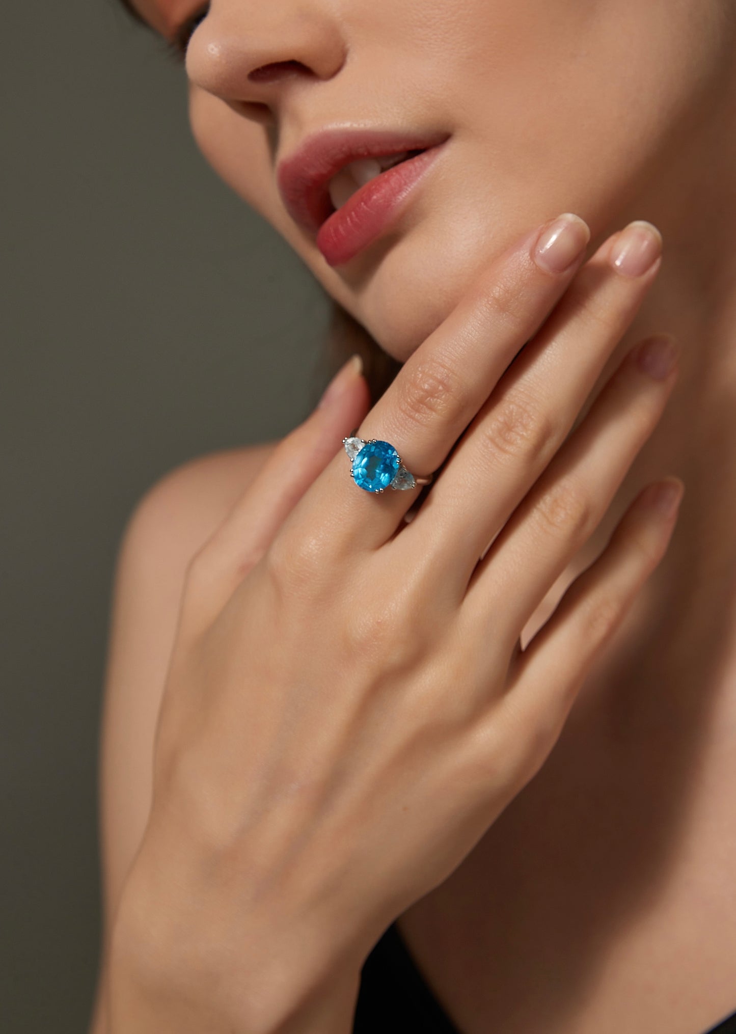 Blue Topaz Ring