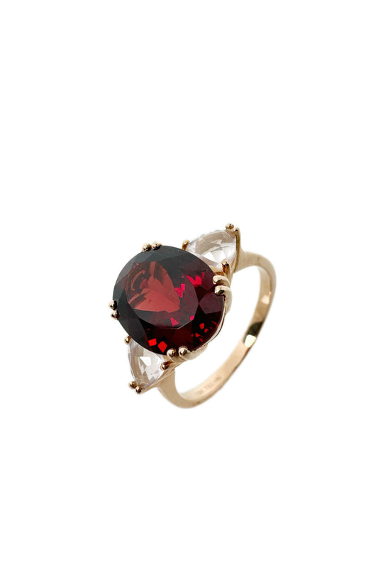 Red Garnet Ring